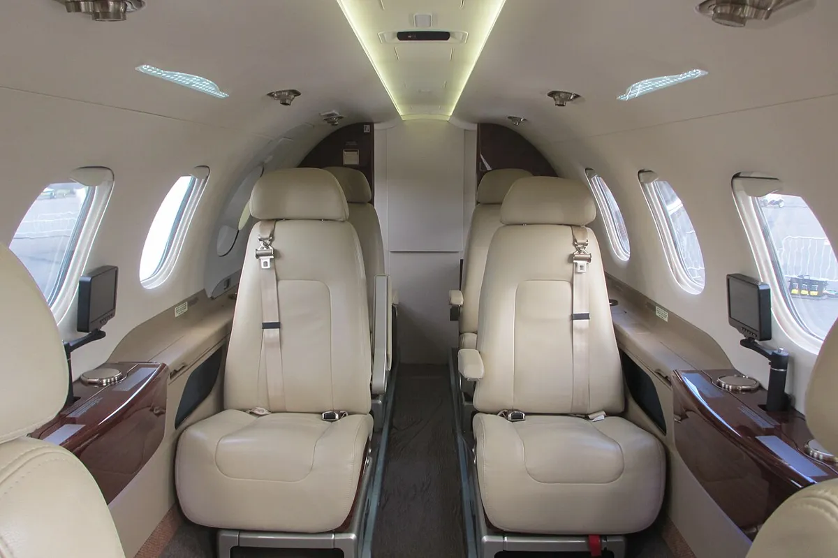 Phenom 300E cabin (representative)